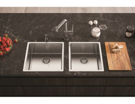 картинка Мойка KOMBINO 20 KMB 90 FI 380X440 F/S  в комплекте с сифоном 1130550, от магазина SEFI