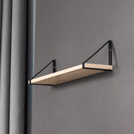 картинка Полкодержатель мет. DALI 122*121*16*2,5 черный AKS от магазина SEFI