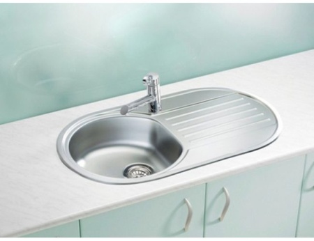 картинка Мойка ALVEUS FORM 50 LEI-90 832X437 в комплекте с сифоном 1130557, от магазина SEFI