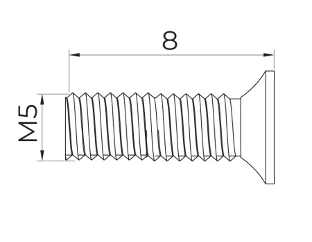 картинка Крепежный винт для уголка от магазина SEFI