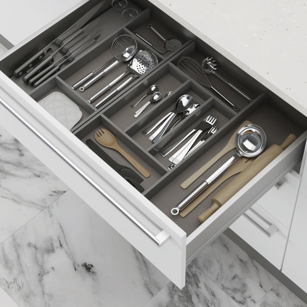 картинка Коврик Cuba противоскользящий, цвет - антрацит, размер - 20 000x474 мм, толщина - 1,1 мм от магазина SEFI