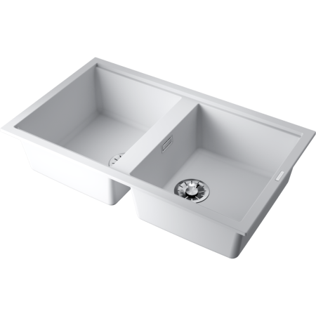 картинка Мойка Omoikiri Kitagawa 86-2-WH Artceramic/белый от магазина SEFI
