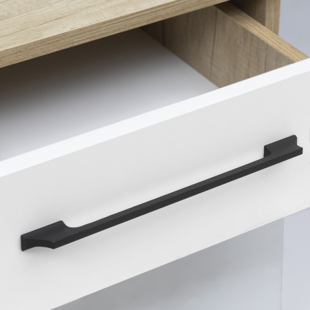 картинка Ручка меб. скоба алюм. DREAM 320/360 черный матовый, AKS от магазина SEFI