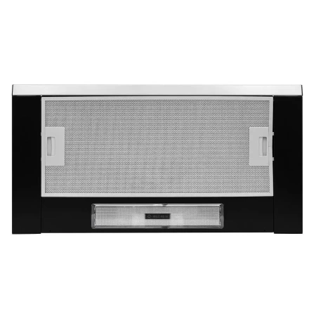 картинка Встраиваемая вытяжка KRONA Kamilla slim 600 black/inox (1 мотор) от магазина SEFI