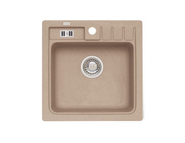 картинка Мойка ALVEUS NIAGARA 20 GRANITAL BEIGE-G55  465x465x180;1x с сифоном 1105419, от магазина SEFI