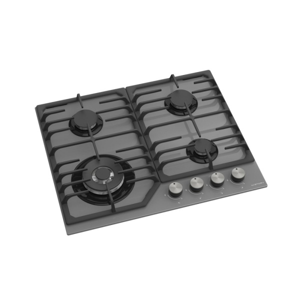 картинка Газовая варочная панель HiSTORY HGG 643C FGR, Дымчатый кристалл от магазина SEFI