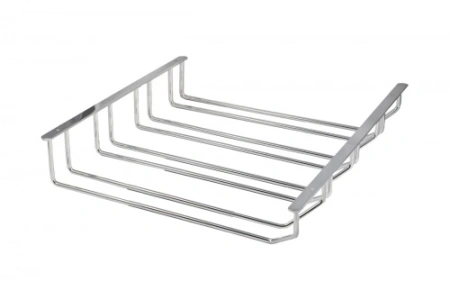 картинка Держатель подвесной для бокалов четырехрядный 340*65*405, хром AKS от магазина SEFI