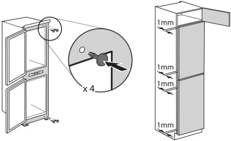 картинка Встраиваемый холодильник Franke FCB 320 NF NE F от магазина SEFI
