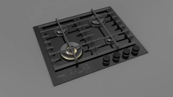 картинка Газовая варочная панель Fulgor Milano FCLH 604 G T WK BK от магазина SEFI