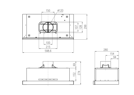 картинка Вытяжка HAIER HVX-T671B от магазина SEFI