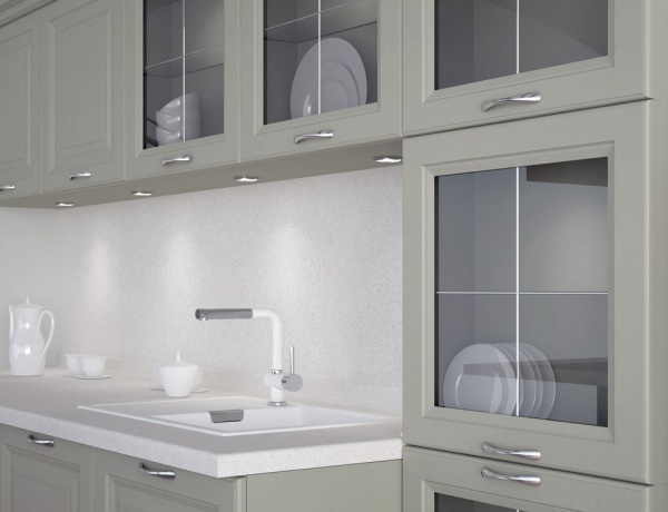 картинка Комплект: 3 светодиодных светильника TAKKA Set3, комплект 3.6Вт, 350mA, 3 каб. 2м с раз.Bus, трансформатор серебристый/свет натуральный от магазина SEFI