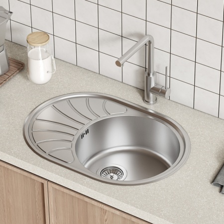 картинка Мойка IDDIS Suno S нерж. сталь, шелк, 650*460, SUN65SDi77 от магазина SEFI