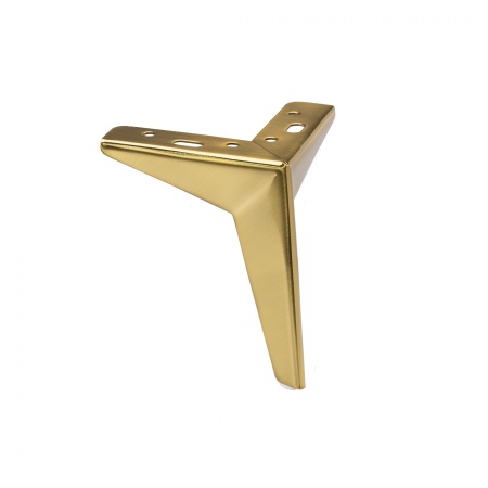 картинка Опора меб. мет. HELLY h150 угловая браш.золото AKS от магазина SEFI