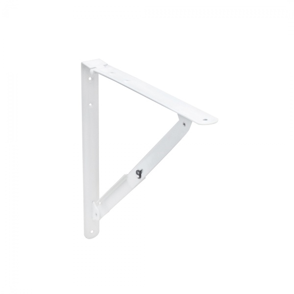 картинка Полкодержатель складной 400 белый AKS (Модель 3) от магазина SEFI