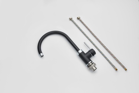 картинка Смеситель для кухни, EMAR 3004, цвет Оникс от магазина SEFI