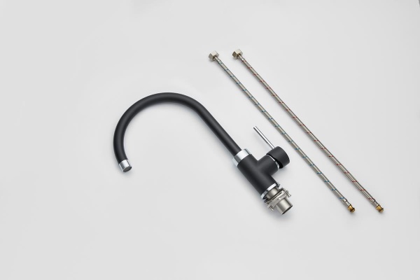 картинка Смеситель для кухни, EMAR 3004, цвет Оникс от магазина SEFI