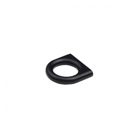 картинка Ручка меб. кнопка мет. OLYMPIA черный матовый, AKS от магазина SEFI