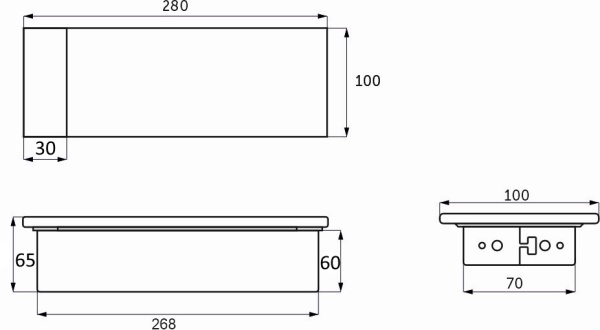 картинка Выдвижной удлинитель Hollander, 2 розетки, 2xUSB, HDMI, LAN, шлиф. сталь, AKS магазин SEFI являющийся официальным дистрибьютором в России  картинка Выдвижной удлинитель Hollander, 2 розетки, 2xUSB, HDMI, LAN, шлиф. сталь, AKS от магазина SEFI