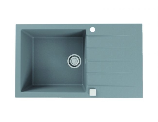 картинка Мойка ALVEUS GRANITAL CADIT 40 CONCRETE - G81 860 X 500 1X в комплекте с сифоном 1132823, от магазина SEFI