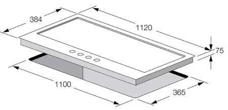 картинка Газовая варочная панель Fulgor Milano CPH 1124 G WK X от магазина SEFI