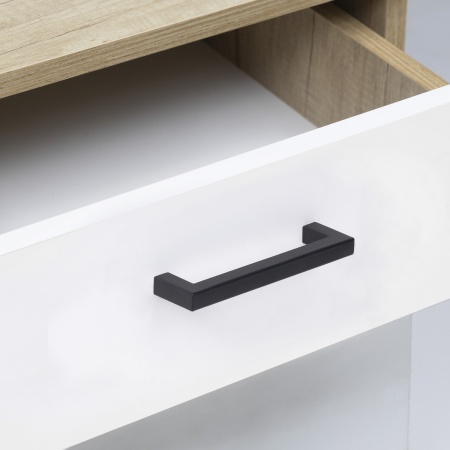 картинка Ручка меб. скоба мет. BASE 160, черный матовый, AKS от магазина SEFI