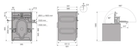картинка Профессиональная стиральная машина Asko WMC6743PB.T от магазина SEFI