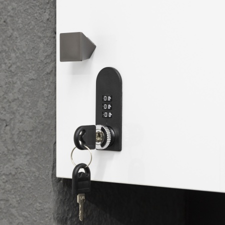 картинка Замок для распашной двери кодовый 602 AKS с ключом от магазина SEFI