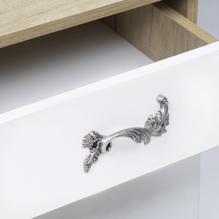 картинка Ручка меб. скоба мет. NATURA 96 античное серебро правая AKS от магазина SEFI