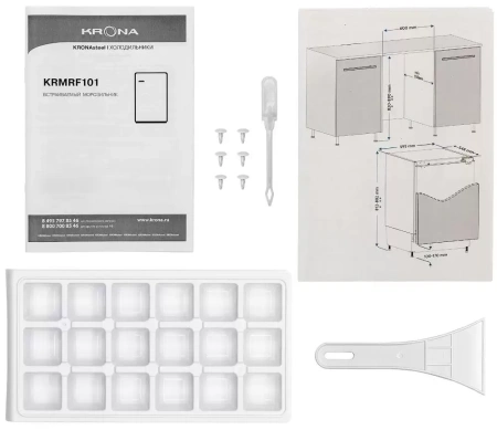картинка Встраиваемая морозильная камера KRONA KANDER KRMRF101 от магазина SEFI