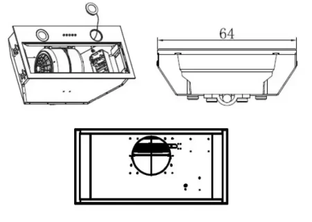 картинка Встраиваемая вытяжка MAUNFELD THAMES 601M белый от магазина SEFI