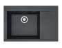 картинка Мойка Alveus PURE-G 70R ALGRANIT DEEP BLACK-A90 790X520X198 с сифоном 1148858 от магазина SEFI