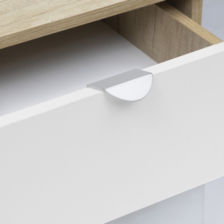 картинка Ручка меб. накладная мет. LUNA 32 матовый хром, AKS магазин SEFI являющийся официальным дистрибьютором в России  картинка Ручка меб. накладная мет. LUNA 32 матовый хром, AKS от магазина SEFI