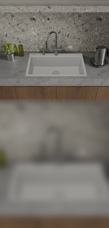 картинка Мойка Rivelato FONDE 8638 1-чаш 860*510 Серый 803 от магазина SEFI