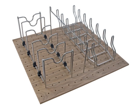 картинка Деревянный лоток WoodLine для кастрюль и сковородок в ящики Grass Vionaro/Blum Legrabox, 600 мм,орех от магазина SEFI