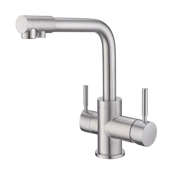 картинка Смеситель для кухни с подключением к фильтру, EMAR ЕС-4003, цвет сатин от магазина SEFI