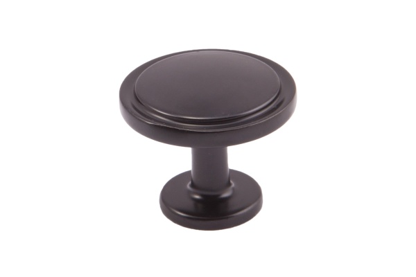 картинка Ручка меб. кнопка мет. NEO черный матовый AKS от магазина SEFI