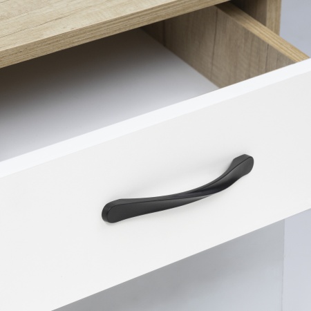 картинка Ручка меб. скоба мет. EDGE 160 черный, AKS от магазина SEFI