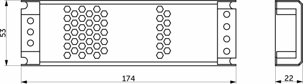 картинка Блок питания Indoor 60W/12V, серия 3, AKS от магазина SEFI