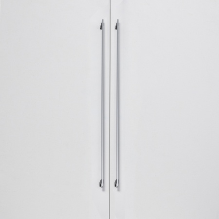 картинка Ручка меб. скоба алюм. MOONLIGHT 944/1000 матовый хром+ черный матовый, AKS от магазина SEFI