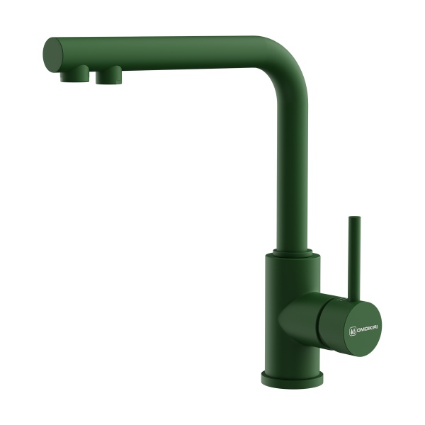 картинка Смеситель Omoikiri Nakagawa 2 Plus-RG латунь/royal green от магазина SEFI