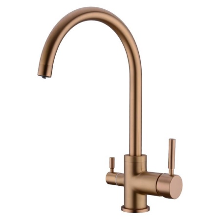 картинка Смеситель для кухни с подключением к фильтру, EMAR ЕС-3007, покрытие PVD, цвет Медь от магазина SEFI