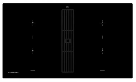 картинка Индукционная варочная панель с вытяжкой Kuppersbusch KMI 9850.0 SR от магазина SEFI