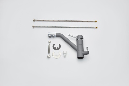 картинка Смеситель для кухни с подключением к фильтру, EMAR ЕС-3008, цвет Алмаз от магазина SEFI