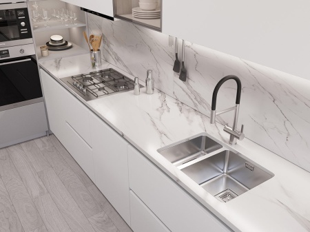 картинка Мойка Oulin 0369R, поверхность сатин от магазина SEFI