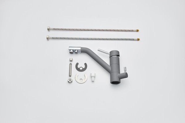 картинка Смеситель для кухни с подключением к фильтру, EMAR ЕС-3008, цвет Алмаз от магазина SEFI