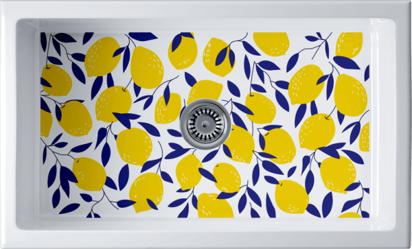 картинка Мойка Omoikiri Mikura 76-Lemon Natceramic/белый от магазина SEFI