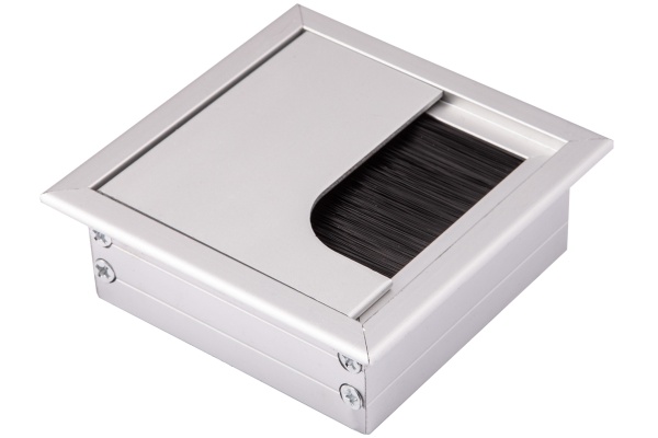 картинка Пропуск кабельный металл 80х80мм алюминий AKS от магазина SEFI