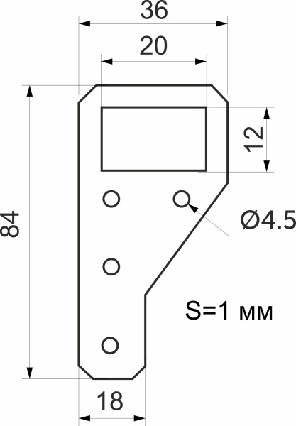 картинка Подвес ПКМ-01 (уп/100шт) AKS от магазина SEFI