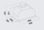 картинка Встраиваемая вытяжка Falmec GRUPPO INCASSO EVO 50 (800) от магазина SEFI