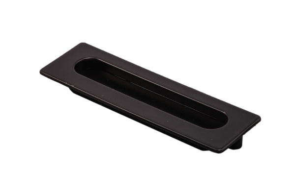 картинка Ручка меб. врезная мет. ENTRO 128 черный матовый, AKS от магазина SEFI